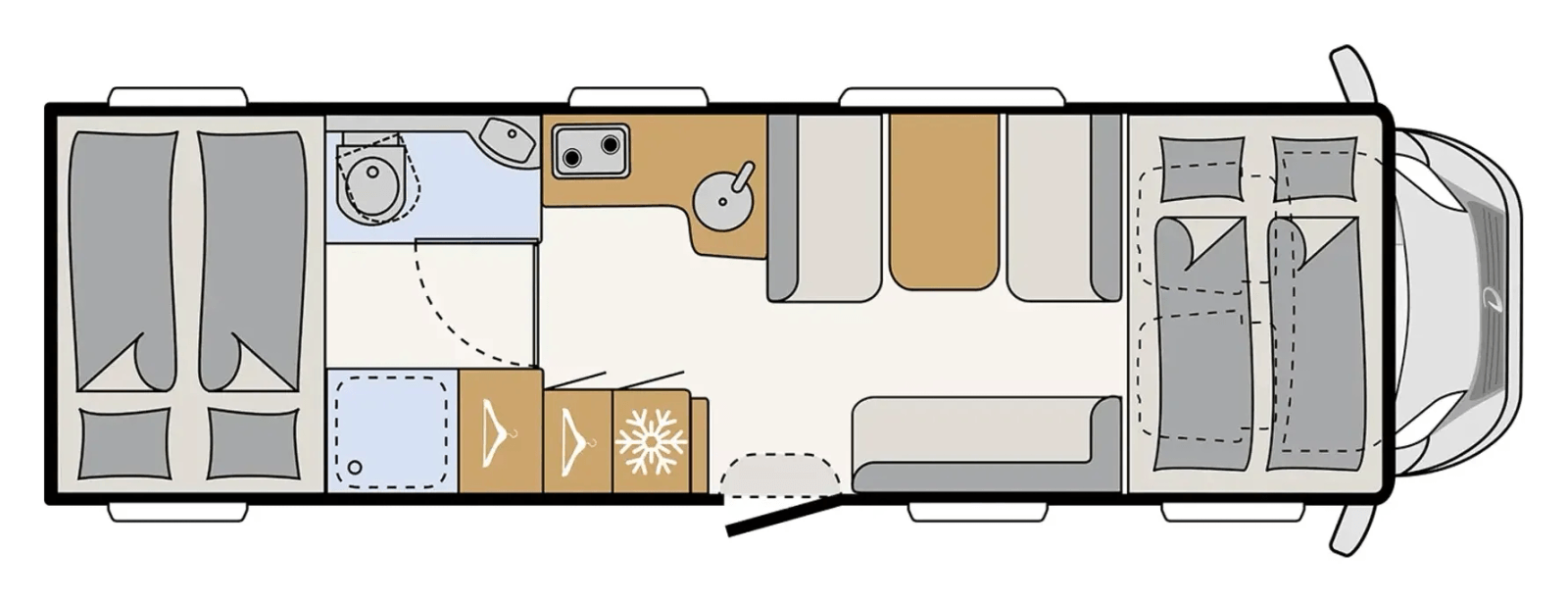 Grundriss Dethleffs XL Family A 7872-2
