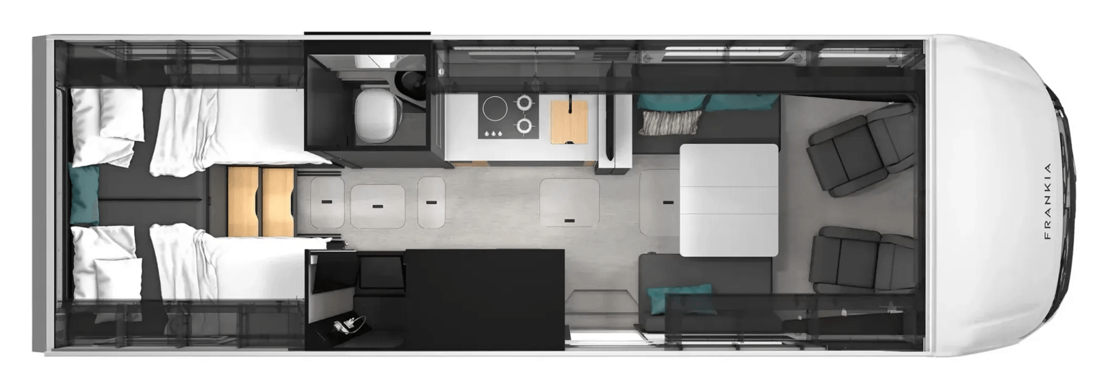 Grundriss FRANKIA NOCTRA Liner 8.3 L