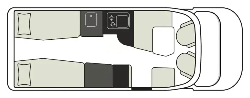 Grundriss Hymer Tramp S 680