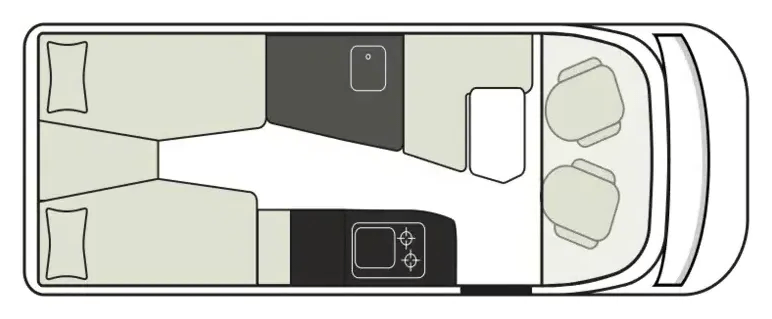 Grundriss Hymer Exsis Pure I 580