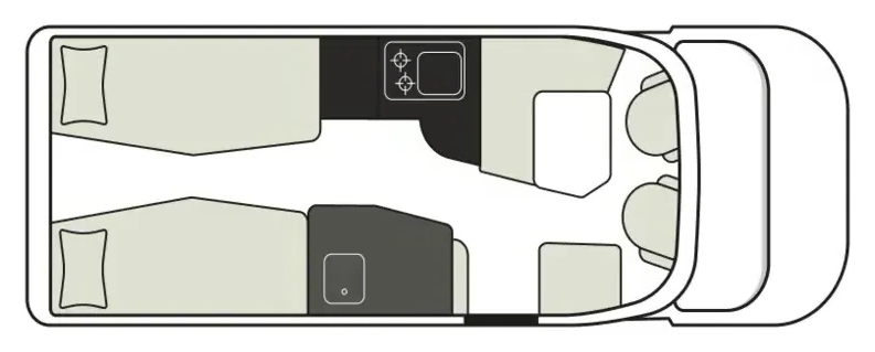 Grundriss Hymer Yellowstone 600