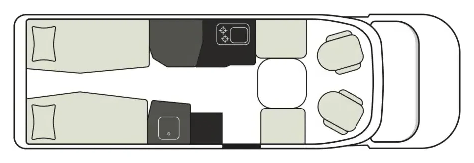 Grundriss Hymer Tramp S 685